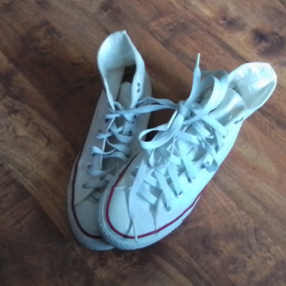 Classic White Kids Sneakers